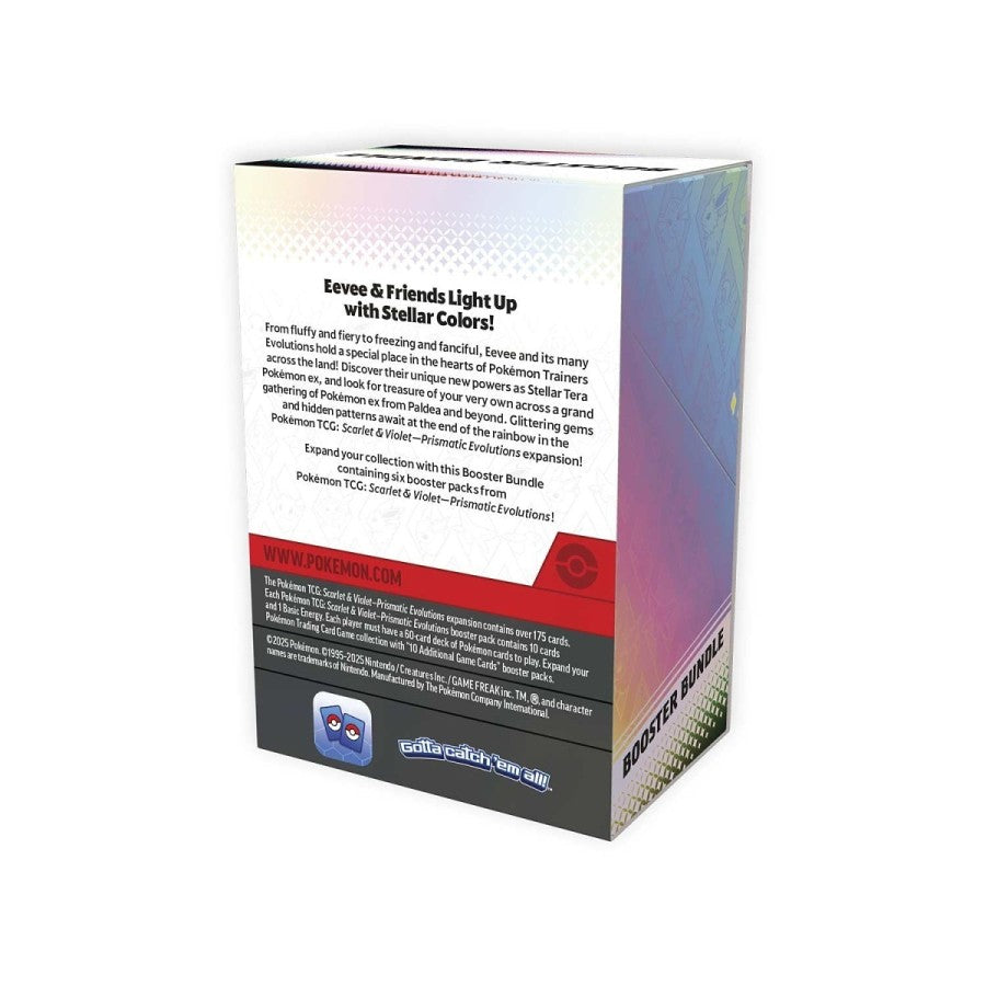 Pokemon Scarlet &amp; Violet: 8.5 - Prismatic Evolutions Booster Bundle
