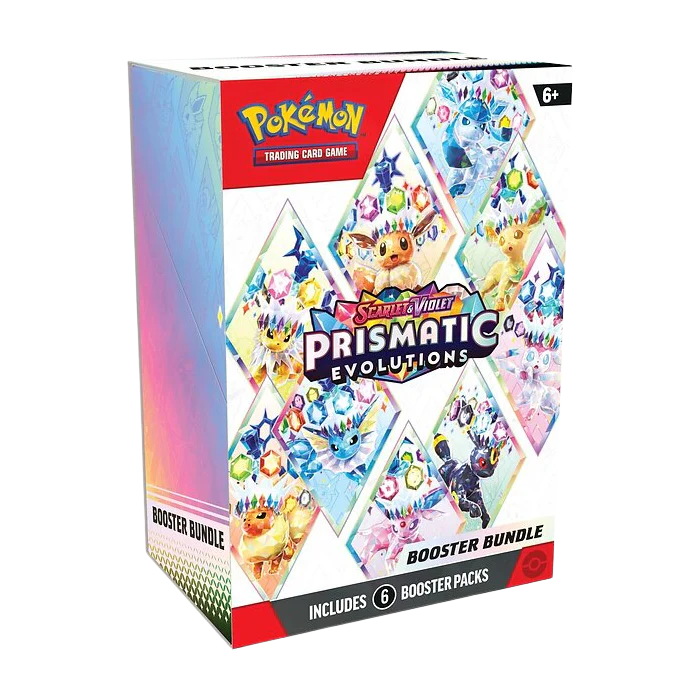 Pokemon Scarlet &amp; Violet: 8.5 - Prismatic Evolutions Booster Bundle