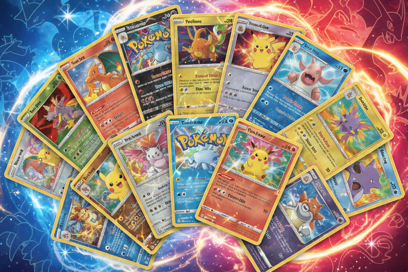 card collector Pokemon banner